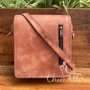 Vente chaude Premium pleine fleur en cuir véritable hommes sac latéral Vintage petit sac à main messager sac à bandoulière unique sac à bandoulière - Product Image 1