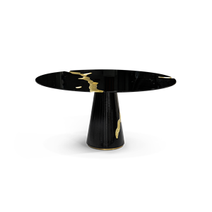 Lapiaz Black Dining <b>Table</b> Contemporary Style with Stainless Steel Legs Resin Sintered Stone <b>Top</b> Assembled Marble Wooden Product - Product Image 3