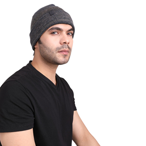 Gorro deportivo de invierno tejido acrílico con forro a prueba de viento detalle reflectante doblar sobre el puño adecuado para esquí Snowboard patinaje frío - Product Image 2