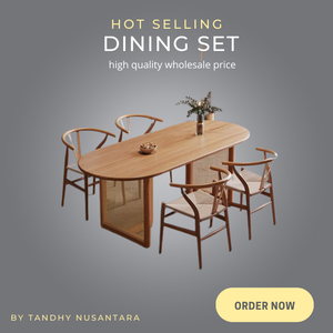 Customable Design Teak Wood Dining Set <b>Table</b> <b>and</b> <b>Chairs</b> Set For Restaurant <b>and</b> Dining <b>Used</b> High Quality - Product Image 6