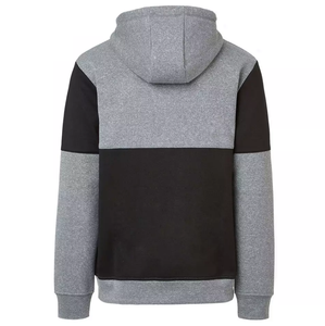 Sweats à capuche en molleton uni brodés pour hommes 100% coton surdimensionnés chauds confortables vêtements d'hiver à bas prix - Product Image 2