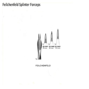 Pince à épiler Feilchenfeld de précision: outils d'extraction à pointe fine par des roches grises - Product Image 6