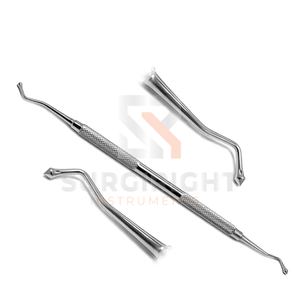 Sonda Dental con logotipo personalizado, sonda Oral de acero inoxidable, sonda de diagnóstico de limpieza de doble extremo de Surgiright - Product Image 1