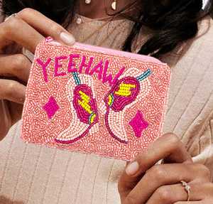 Kids Handbag Purse Coin Purse With Fully Hand Beaded Key Style Time Girls Packing Pattern Pcs Small Material - Product Image 2