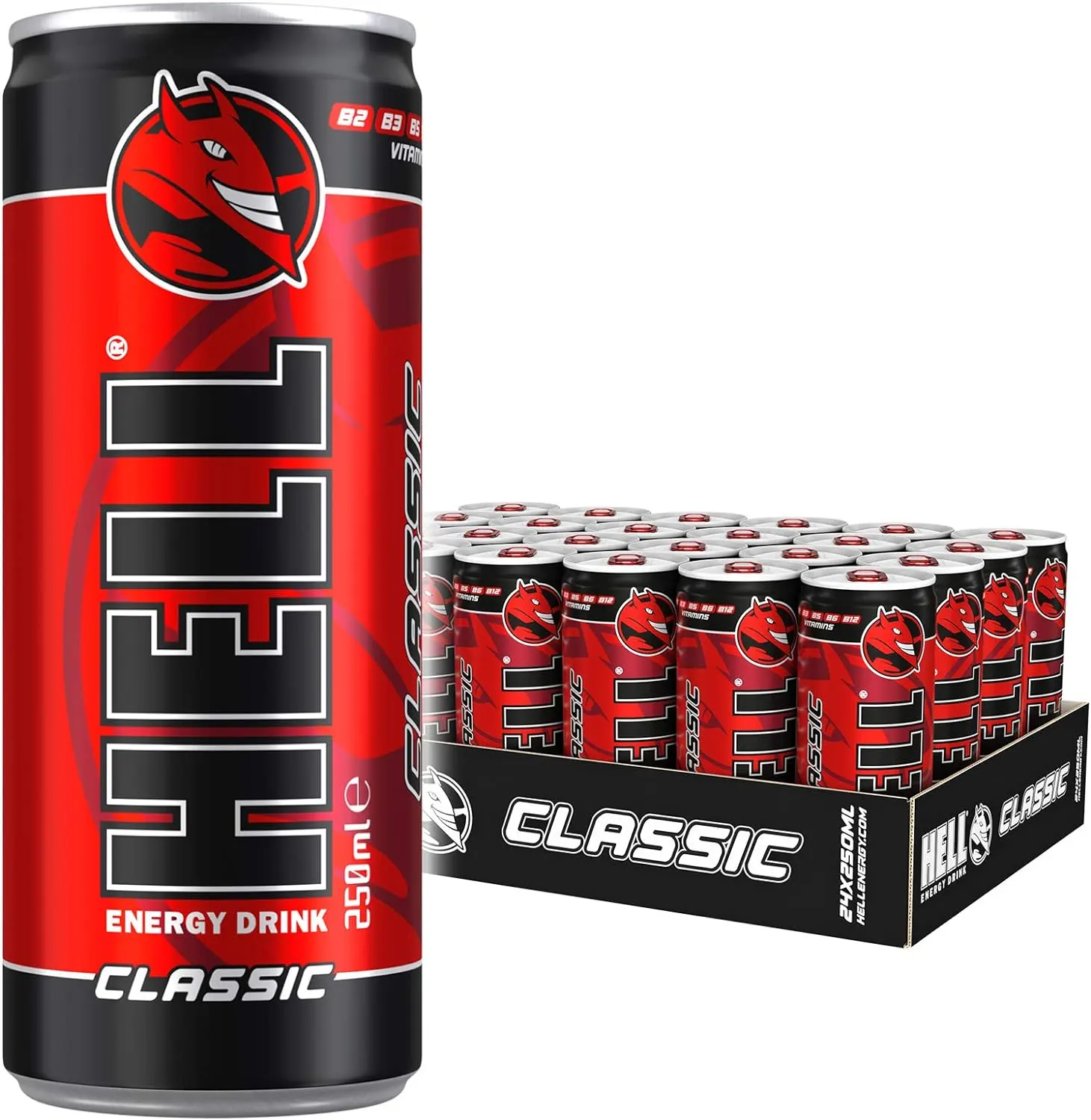 Beste Verkoopprijs Hell Energy Drink Classic 24X250Ml