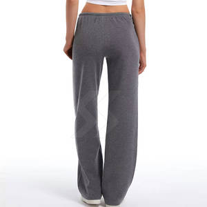 Ropa informal ligera Pantalones de chándal acampanados duraderos para mujer Hechos en Pakistán Pantalones de chándal acampanados hechos en fábrica - Product Image 2