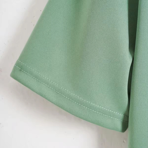 T-shirts de sport pour femmes, coupe ajustée, écologiques, prix de gros, t-shirts de yoga, décontractés, couleur unie, logo personnalisé, été - Product Image 5