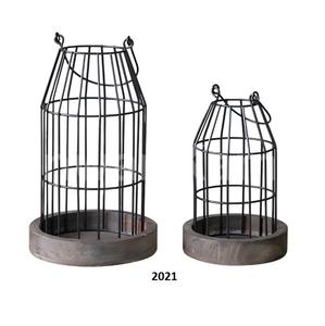 Wholesale Custom Decorative <b>White</b> Glass & Metal Steel Decorative <b>Lanterns</b> - Product Image 3