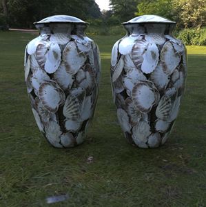 Urne funéraire en aluminium pour colibri adulte pour salons funéraires, y compris sac en velours gratuit L MAX B EXPORTS - Product Image 3