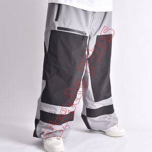 Pantalones de Nieve Cargo de Tallas Grandes de la Mejor Calidad, Cintura con Cordón, Bolsillos Cargo, Tela Impermeable, Ventilaciones, Cintura Elástica, Forro Polar - Product Image 5