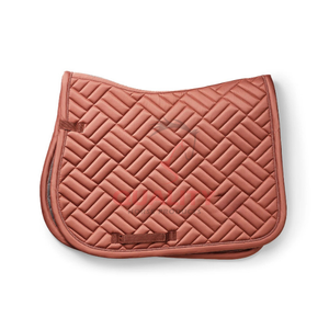 Structure Tapis de selle équestre anglais élégant doublure douce respirant durable conception matelassée soutien confortable pour les chevaux - Product Image 4