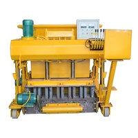 Machine à fabriquer des blocs creux en béton hydraulique mobile QMY6-25, moteur haute efficacité, fonctionnement automatique pour Dubaï, Arabie Saoudite
