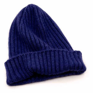 Street Style Beans Caps For Unisex Blue Color <b>Wool</b> Material Regular Fit Lightweight Comfortable Foldable <b>Beanies</b> Caps - Product Image 3