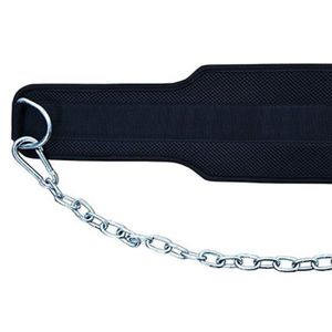 Venta al por mayor de alta calidad, cinturón de inmersión para levantamiento de pesas, logotipo personalizado, Material de cuero con cadena de acero para cinturón de uso en gimnasio - Product Image 4