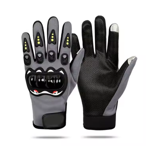 Guantes de carreras de moto antideslizantes con dedos completos hechos en Pakistán para motocicleta Motocross con pantalla táctil con todos los tamaños disponibles - Product Image 2