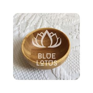 OFERTA ESPECIAL Tazón de Bambú Blue Lotus 2025, Tazón Ligero y Elegante para Servir Frutas y Ensaladas - Product Image 1
