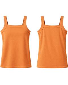 Custom Women Burnt Orange Sleeveless <b>Tank</b> <b>Top</b> <b>Square</b> <b>Neck</b> Casual Summer Vest Soft Stretch Fabric Custom Manufacturer Wholesale - Product Image 6