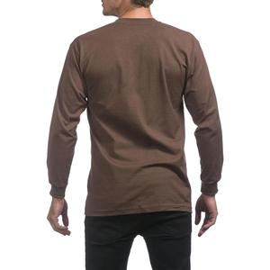 Camisa Casual de Manga Larga con Cuello en V para Hombre, Diseño Liso, Alta Calidad, Sarga Ecológica, Secado Rápido, Poliéster/Algodón, Venta al Por Mayor - Product Image 4