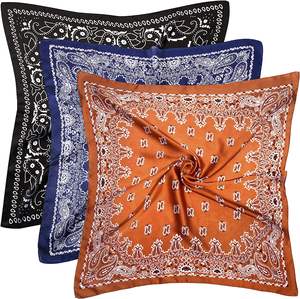 Pañuelo cuadrado hecho a mano Impresión digital personalizada mejor producto pañuelo bufanda bufandas para el pelo accesorios de moda - Product Image 6