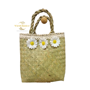 Bolsas de paja pintadas grabadas a mano personalizadas con su logotipo para eventos de moda de mujer productos promocionales de Vietnam - Product Image 4