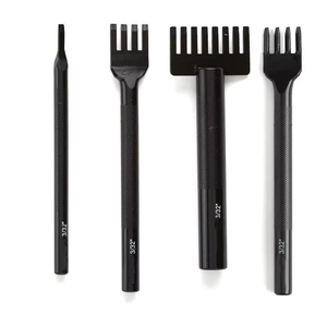 Ciseau à laçage 2mm pour l'artisanat du cuir Outil à main de bricolage en OEM personnalisable pour le travail du cuir - Product Image 2