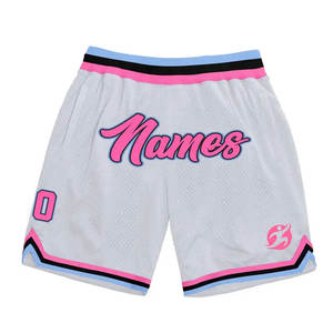 Short de basket-ball d'été respirant en polyester 100% avec sport imprimé avec affichage personnalisé du logo du nom de l'équipe - Product Image 6
