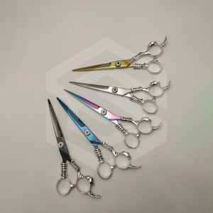 ชุดแต่งผมของผู้ชายใบมีดสแตนเลสกรรไกรตัดผมใบมีดบาง - Product Image 5