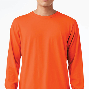 Men's Premium Quality 100% Cotton Men's Full <b>Sleeve</b> <b>T</b>-<b>Shirt</b> 100% Cotton Crew Plain Blank Design <b>Long</b> Sleeved in <b>Black</b> Color - Product Image 6