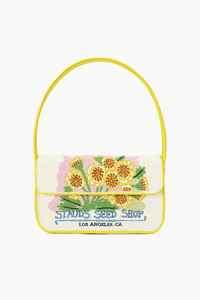 Bolso de mano con cuentas florales tropicales: Bolso fiesta mexicano con cadena cruzada - Product Image 2