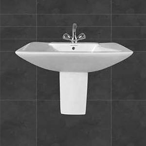 Lavabo de medio lavado de marca Vistaar Con pedestal-Productos sanitarios de baño de cerámica de la India, suministro de fábrica al mejor precio - Product Image 6