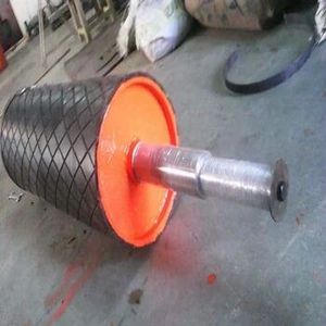 Ensemble de rouleaux de renvoi de creux de bande transporteuse en acier robuste pièces de rouleau de transport par gravité de cadre traitement industriel du charbon - Product Image 2