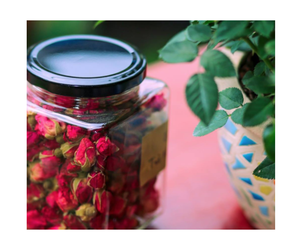 Vente en gros d'usine de thé de fleurs de pétales de rose de qualité alimentaire tisane thé de bourgeons de rose séchés - Product Image 1