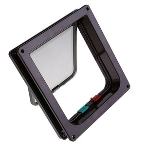 Quiet 4 Way <strong>Locking</strong> Magnetic Pet <strong>Door</strong> for <strong>Dogs</strong> and Cats Interior and Exterior with Durable Flap <strong>Door</strong> - Product Image 2