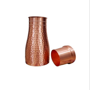 Bouteille en cuivre finition à la main écologique étanche améliore la santé détox naturelle quotidienne - Product Image 1