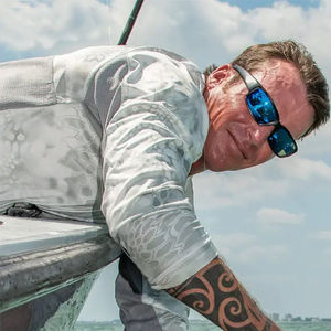 Meilleure vente chemise de pêche par sublimation à séchage rapide t-shirts de protection UV hommes Upf 50 + chemises de pêche à manches longues pour adulte - Product Image 5