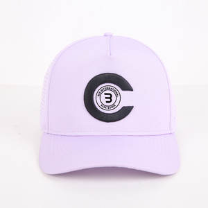 Gorro de Béisbol de Alta Calidad Unisex Personalizado Negro Impermeable Vintage Deportivo de 6 Paneles con Cierre a Presión para Playa y Golf, Tela de Poliéster/Algodón - Product Image 2