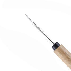 Leather Awl Hand <strong>Stitcher</strong> Wood <strong>Handle</strong> Leather Repair Tool for DIY - Product Image 3