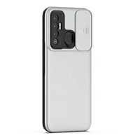 Coque de téléphone à fenêtre coulissante en métal TPU avec imprimé d'huile pour Tecno Camon 17 19 Pro Neo camon 18 Premier pro 18i 18T
