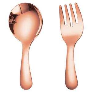 Set of 2 Short Handle Mini Stainless Steel Baby <b>Spoon</b> Forks Mirror Polished for Kitchen Dessert Tea <b>Soup</b> Hotels' Measuring Use - Product Image 5