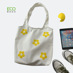 Sacs de shopping pour femmes de haute qualité, écologiques, 100% coton, imprimés sur mesure avec logo, fermeture éclair, bandoulière - Product Image 3