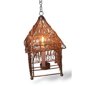 Creative Handmade Metal <b>Hanging</b> <b>Tealight</b> Lantern Candle <b>Holder</b> Christmas Holiday Festive Party Home Decor Decorative Piece - Product Image 2