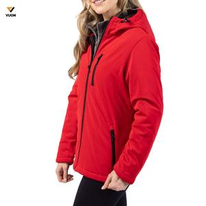 Wholesale Priced Women's Softshell Jackets with Cotton Lining Customized Logo and Designs Fleece Lined for <b>Men</b> - Product Image 3