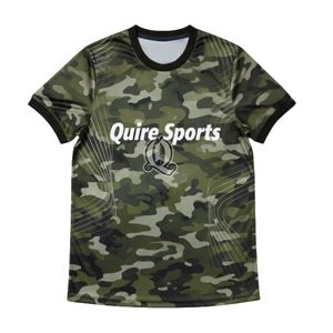 เสื้อฟุตบอลผ้าโพลีเอสเตอร์แห้งเร็วสีเขียวสำหรับฝึกซ้อมกลางแจ้งชุดทีม - Product Image 2