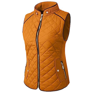 Chaqueta acolchada con logotipo personalizado 2025 para mujer, chaqueta de invierno de lona Softshell de estilo Letterman informal, calidad Premium - Product Image 3
