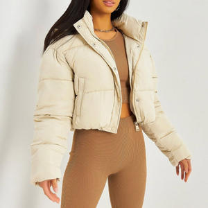 <b>Ladies</b> Bubble Jacket Winter Polyester Insulated Padded Down Jackets Women Crop Puffer Jacket Warm Outdoor Parkas Women's Jacket - Product Image 6