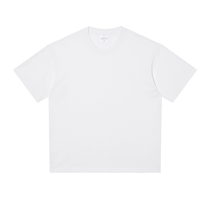 T-shirt unisexe vert foncé à manches courtes coupe ample à épaules tombantes en coton lourd 300 GSM - Product Image 6