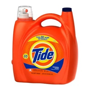 Détergent à lessive liquide Tide, parfum original, compatible HE, 100 charges, 132oz, détergent à lessive Tide, détergent à lessive liquide - Product Image 1