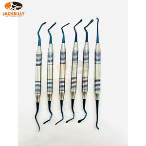6 pièces en acier inoxydable Composite remplissage Kit dentaire Curettes détartreurs amalgame Instruments de remplissage certifié CE - Product Image 4