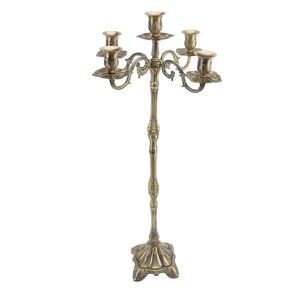 Décoration de la maison disponible en aluminium/laiton or métal antique candélabre événement fête Table bougeoir. - Product Image 6