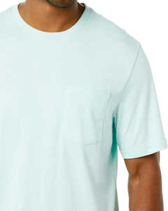 T-shirts à manches courtes en tricot épais imprimé pour hommes avec tissu peigné anti-rides et respirant pour une tenue décontractée - Product Image 5